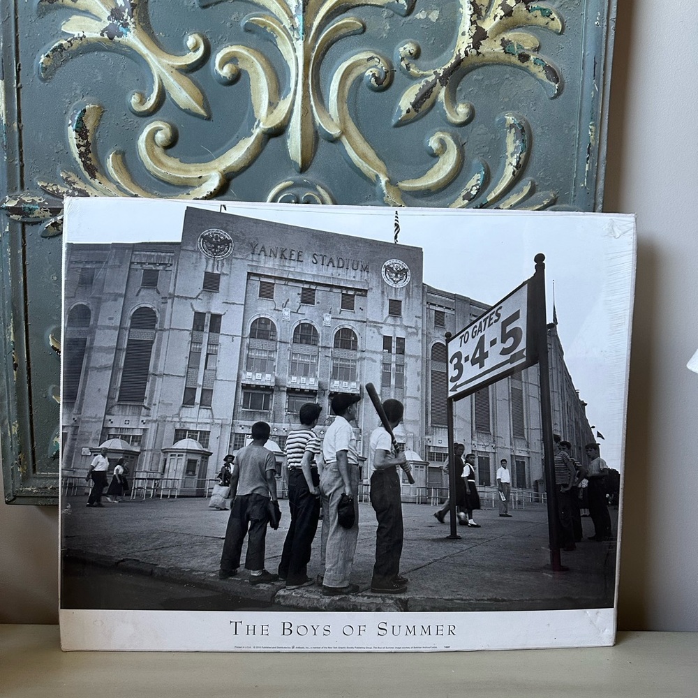 The boys of summer yankee stadium large poster print